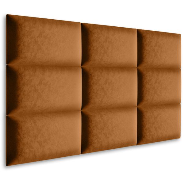 PANEL TAPICEROWANY ŚCIENNY MIODOWY WEZGŁOWIE 3D 60cm x 40cm zdjęcie 2