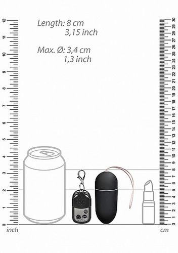 10 speed remote vibrating egg   big   black na Arena.pl