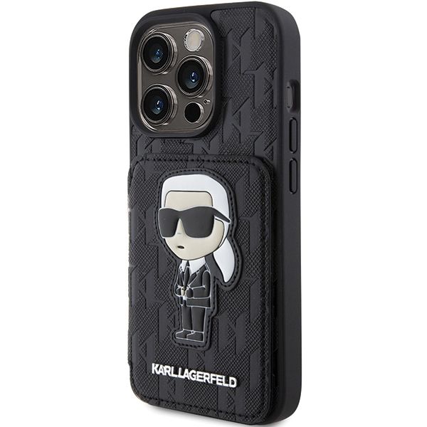 Etui Karl Lagerfeld do iPhone 15 Pro, Czarny zdjęcie 2