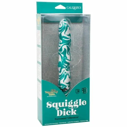 calexotics naughty bits squiggle dick silikonowy model wibracyjny 15,3 cm na Arena.pl