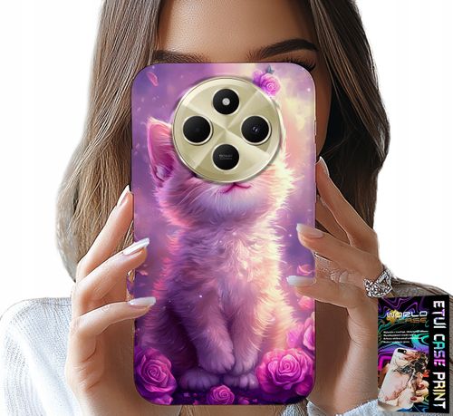 ETUI DO XIAOMI REDMI 14C 4G - SŁODKI KOTEK, KOT, WZORY ZE ZWIERZĘTAMI na Arena.pl