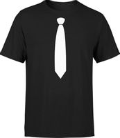 KOSZULKA Z KRAWATEM NADRUKIEM MĘSKA KRAWAT ROZM S T-SHIRT MĘSKI TSHIRT