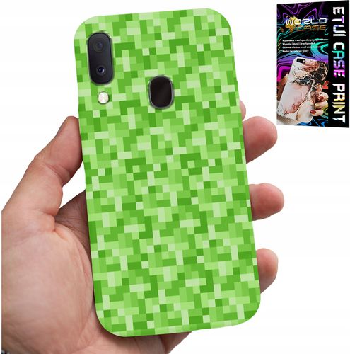 ETUI DO SAMSUNG GALAXY A20E - WZORY Z GIER Z GRY PIKSEL PIKSELE PLECKI na Arena.pl