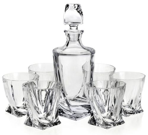 Karafka do whisky + szklanki zestaw na prezent urodziny komplet na alkohol na Arena.pl