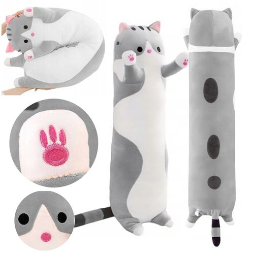 PODUSZKA 130 CMPLUSZOWY KOTEK PLUSZOWA MASKOTKA KOT PLUSZAK na Arena.pl