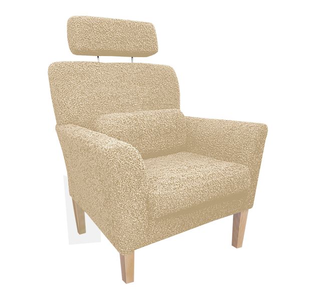 Fotel DENVER nogi buk Rolf2 zdjęcie 1