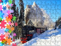 Puzzle tradycyjne Pociągi - Train