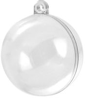 BOMBKA AKRYLOWA 20 cm - KULA PLASTIKOWA DECOUPAGE