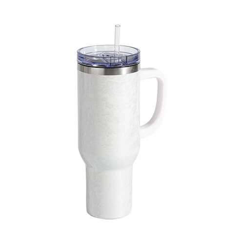 Kubek podróżny 1200 ml 3D Puff Cloud do sublimacji - biały na Arena.pl
