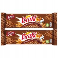 San Petitki Herbatniki z mleczną czekoladą 138 g x 2 sztuk