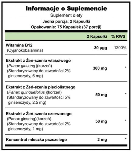 ŻEŃ-SZEŃ COMPLEX Ginseng (75kaps) Puritan's Pride na Arena.pl