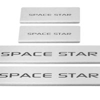 Listwa progowa MITSUBISHI SPACE STAR MK2 SPACESTAR Stal nierdzewna 304 mat