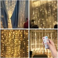 Kurtyna LED 3x3m z diamentami 10 lin z pilotem 300LED angielska wtyczka