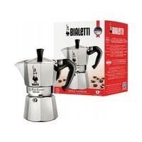 Kawiarka BIALETTI Moka Express 6 TZ Srebrno-czarny