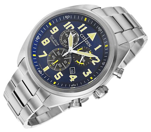 zegarek męski citizen super titanium eco-drive at2480-81l + box na Arena.pl