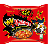 Buldak Ramyun 2xSpicy makaron instant o smaku ostrego kurczaka, bombowo ostry 140g - Samyang