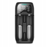 2 x Ładowarka Videx VCH-UD200,16340,17670, 18350, 18500, 18650, AA, AAA, C