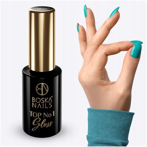 TopDo Paznokci hybrydowy Manicure Boska Nails Top Gloss 10ml No.01 na Arena.pl