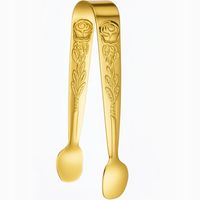 Szczypce Do Kostek Lodu Metalowe Barmańskie ViO TSG-564 Stal Nierdzewna