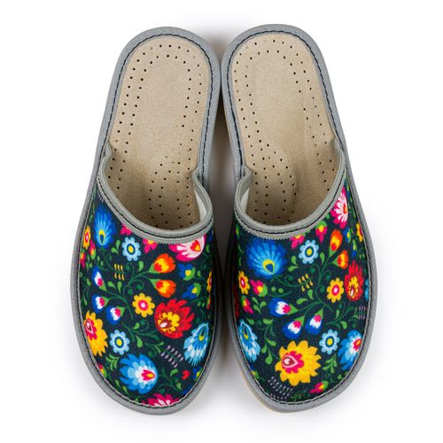 Góralskie kapcie damskie łowickie na Arena.pl