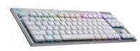 Klawiatura bezprzewodowa LOGITECH G915 TKL Biały Sprężynujące 920-009664