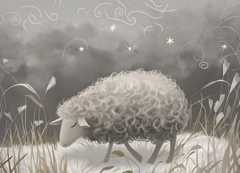 Plakat 18x13cm Bujna Owca zdjęcie 1