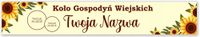 BANER REKLAMA plandeka 300x50 cm KGW KOŁO GOSPODYŃ WIEJSKICH PROMOCJA