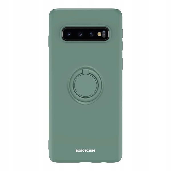 Spacecase Silicone Ring Galaxy S10 Dark Green zdjęcie 7