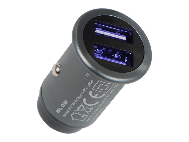 Ładowarka samochodowa  2x USB-A 4,8A G48A 24W zdjęcie 1
