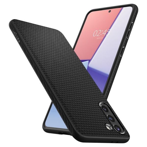 SPIGEN LIQUID AIR GALAXY S21+ PLUS MATTE BLACK zdjęcie 8