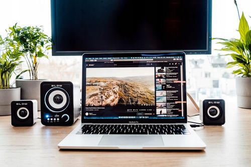 ZESTAW GŁOŚNIKÓW KOMPUTEROWYCH SUBWOOFER 2.1 USB SD AUX RADIO FM LED 11W na Arena.pl