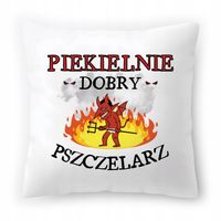 Poduszka Dla Pszczelarza Na Urodziny Prezent Z Nadrukiem Ze Zdjęciem