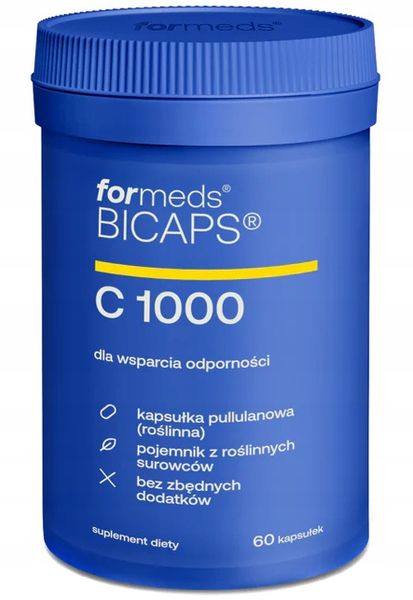 FORMEDS BICAPS WITAMINA C 1000mg CZYSTA 60kap zdjęcie 1