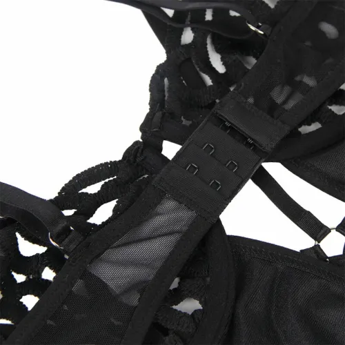 subblime body 954055 koronkowy czarny s/m - elegancki model damski na Arena.pl