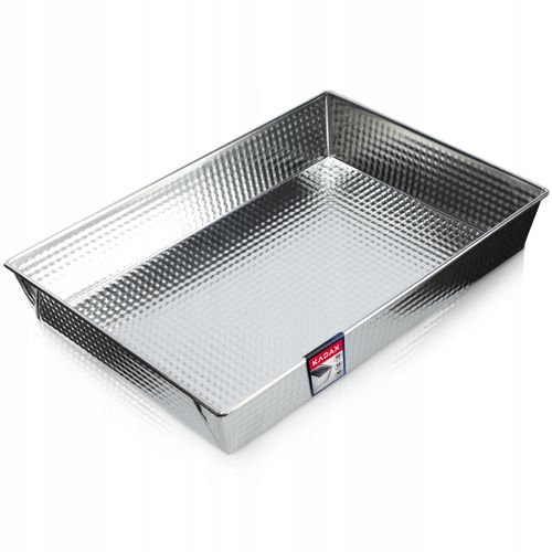 BLACHA FORMA DO PIECZENIA OCYNOWANA 36x25x6cm na Arena.pl