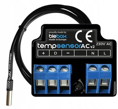 Czujnik temperatury tempSensorAC 230V BLEBOX WiFi na Arena.pl