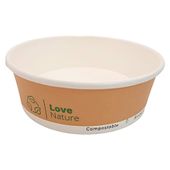 Miska papierowa 500ml Plastic Free kraft 50 szt ^