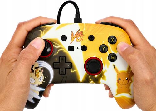 Gamepad Kontroler do Nintendo Switch PowerA Enhanced Pikachu vs Meowth na Arena.pl