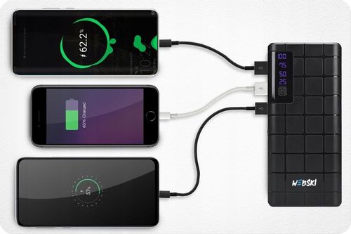 POWER-BANK POWERBANK 20000mAh 3.7V 3xUSB z latarką WYRAŹNYM Wyświetlaczem na Arena.pl