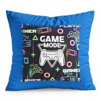 PODUSZKA NIEBIESKA PREZENT - GAMER GAMEPAD GAMBLING GRY