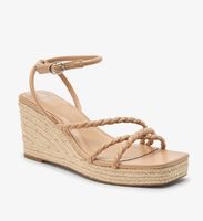 FOREVER COMFORT Nude Forever Comfort Twist Strap Detail Square Sandals R39