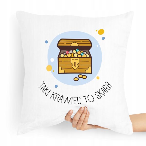 Poduszka Dla Krawcowej Krawca Krawiec To Skarb Z Nadrukiem Ze Zdjęciem zdjęcie 1