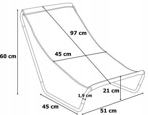 LEŻAK SKŁADANY DO TORBY OLEK PLAŻOWY LEKKI TURYSTYCZNY OGRODOWY Z POKROWCEM na Arena.pl