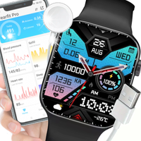ZEGAREK SMARTWATCH WATCH ROZMOWY EKG POWIADOMIENIA KROKOMIERZ CIŚNIENIE
