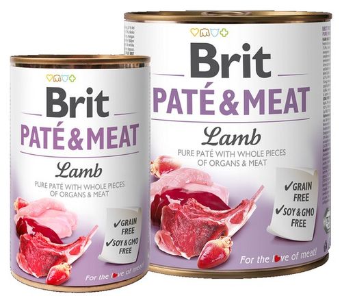 Brit Pate & Meat Dog Lamb Puszka 800G na Arena.pl