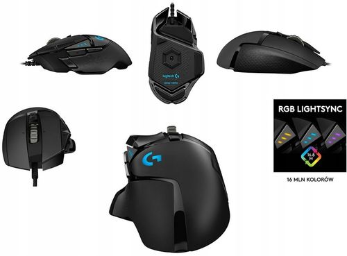 Mysz LOGITECH G502 Hero 25600 dpi na Arena.pl