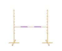 przeszkoda skokowa do hobby horse 120cm, belka fioletowa