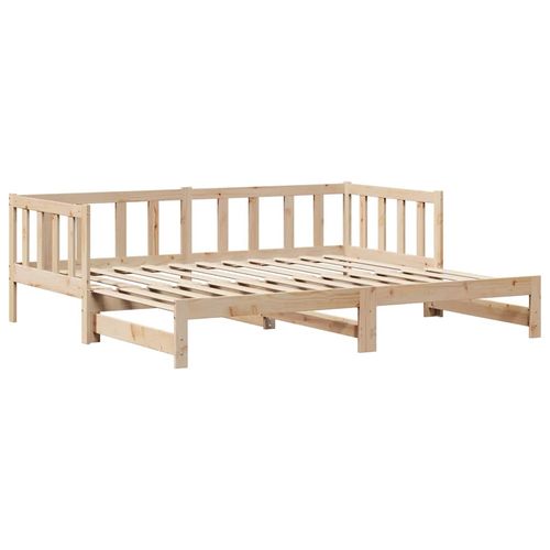 Sofa rozsuwana z szufladami, bez materaca, 90x190 cm na Arena.pl