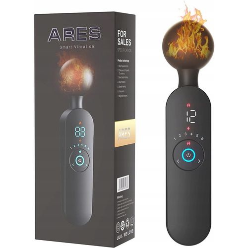 Masażer Łechtaczki LCD Wibrator 12 Funkcji Grzanie na Arena.pl