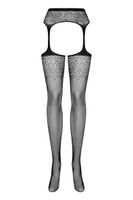 s207 garter stockings czarne s/m/l obsessive